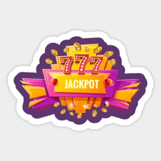 777 Jackpot Sticker